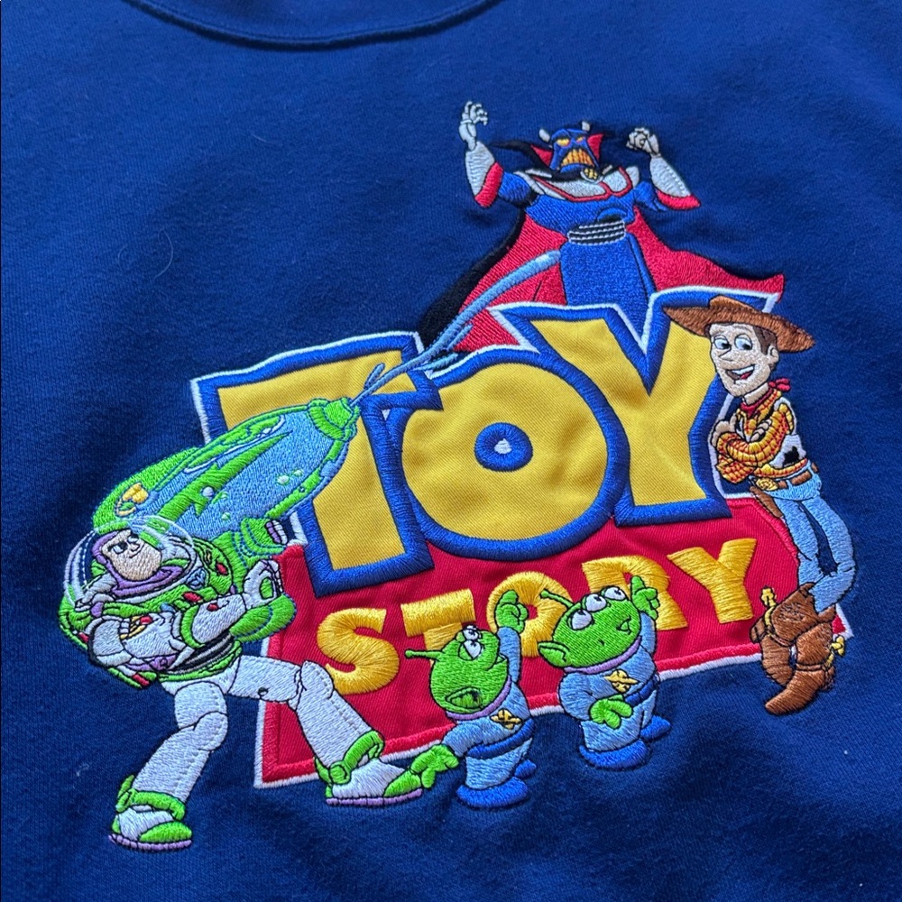 Toy Story Embroidered Navy Sweatshirt by The Vintage Twin - Picture 3 of 5